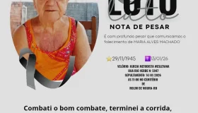 Nota de Pesar: Maria Alves Machado