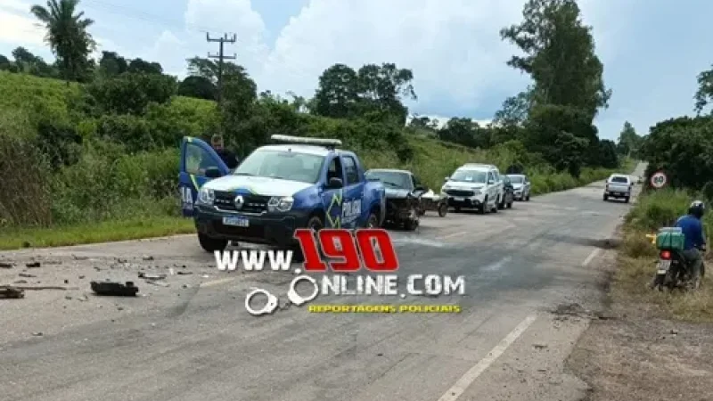 Foto 1 da matéria: Identificada a vítima que morreu em colisão frontal na RO-383, em Alta Floresta do Oeste