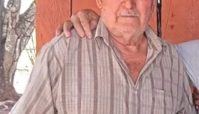 Nota de falecimento, Domingos Rodrigues, morador de Santa Luzia do Oeste