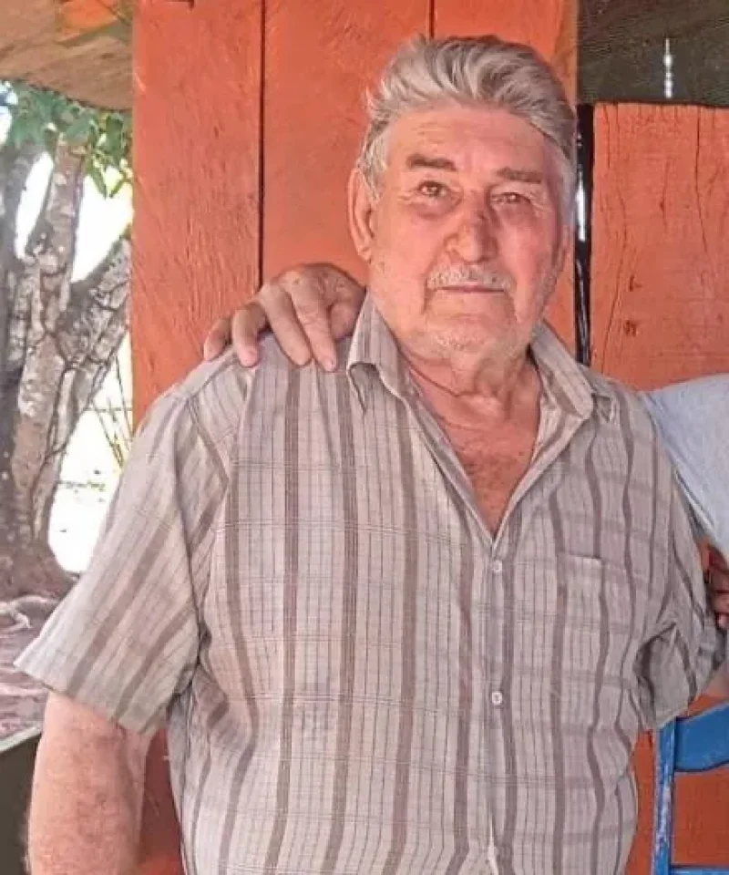 Nota de falecimento, Domingos Rodrigues, morador de Santa Luzia do Oeste