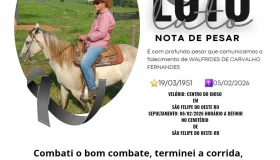 Nota de pesar: Walfrides de Carvalho Fernandes