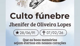 Corpo de Jhenifer de Oliveira Lopes será velado e sepultado em Rolim de Moura...