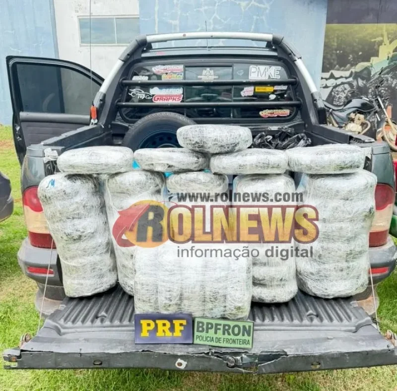 Força-tarefa intercepta comboio com droga e prende quatro suspeitos em operação em Nova Brasilândia do Oeste