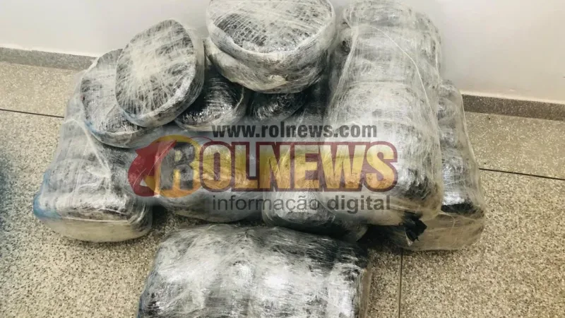 Foto 1 da matéria: Força-tarefa intercepta comboio com droga e prende quatro suspeitos em operação em Nova Brasilândia do Oeste