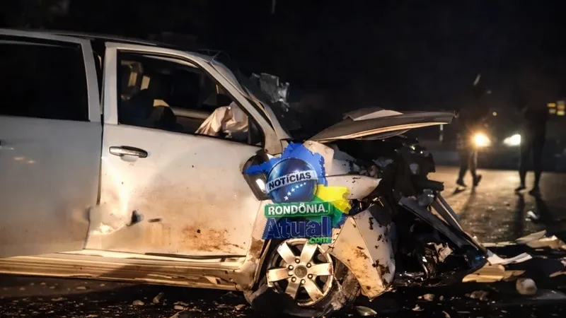 Foto 1 da matéria: Irmãos morrem em trágico acidente em Ouro Preto do Oeste