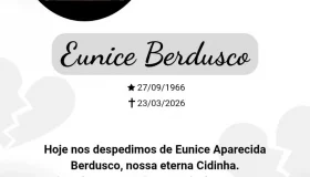 Nota de pesar da servidora do Detran, Eunice Berdusco