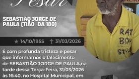 Nota de pesar: Sebastião Jorge de Paula, “Tião da 180”