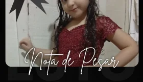 Nota de Pesar pelo falecimento da Rafaela Dias Ferreira
