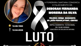 Nota de pesar: Déborah Fernanda Moreira da Silva