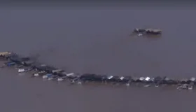 Corpo de uma das vítimas de draga que afundou no rio Madeira é encontrado em...