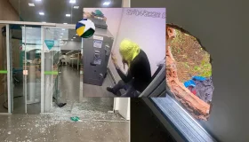Criminosos invadem agência do Sicoob, perfuram cofre mas acabam presos pela PM