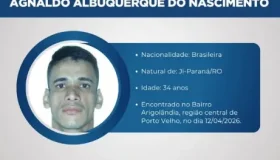 IML busca familiares de homem natural de Ji-Paraná que teve corpo recolhido em...