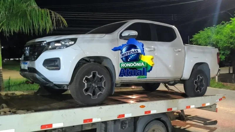 Interceptada em Ji-Paraná, cegonha levava caminhonete roubada no Rio de Janeiro