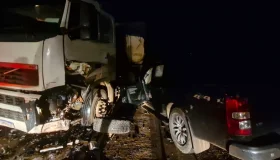 Motorista de Alvorada do Oeste escapa ileso após forte acidente na RO-383...