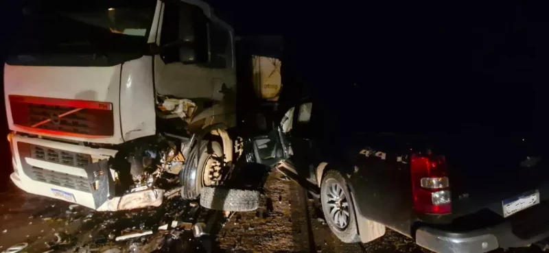 Motorista de Alvorada do Oeste escapa ileso após forte acidente na RO-383 entre Cacoal e Nova Estrela