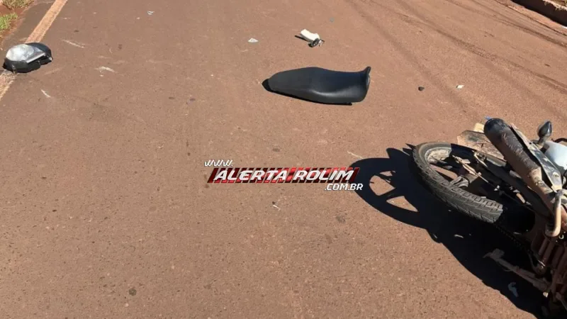 Foto 3 da matéria: Motorista foge após colisão na Avenida 25 de Agosto e deixa motociclista ferido em Rolim de Moura
