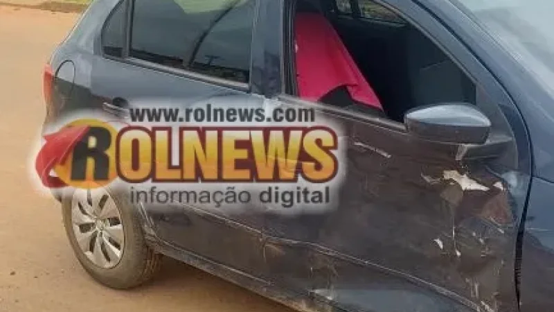 Foto 2 da matéria: Motorista invade preferencial e provoca colisão entre veículos na Av. Costa e Silva, em Alto Alegre dos Parecis
