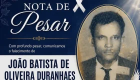 NOTA DE FALECIMENTO: JOÃO BATISTA DE OLIVEIRA DURANHAES
