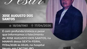 NOTA DE PESAR: JOSE AUGUSTO DOS SANTOS