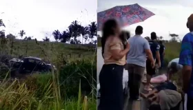 Tragédia na BR-364: criança e jovem morrem em capotamento próximo a Extrema