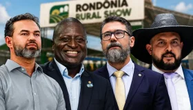 Bruno Bolsonaro Scheid recebe Hélio Negão, Marcos Pollon e Zé Trovão na...