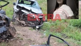 Identificada mulher de 33 anos que morreu em grave colisão na BR-364 entre...