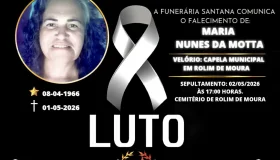 Nota de pesar: Maria Nunes da Motta