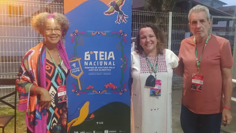 Foto 3 da matéria: Produtores de cultura de Rolim de Moura participam da 6ª Teia Nacional dos Pontos de Cultura no Espírito Santo