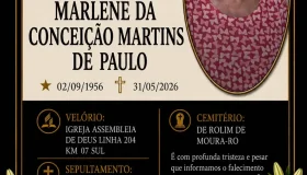 Nota de pesar: Marlene da Conceição Martins de Paulo