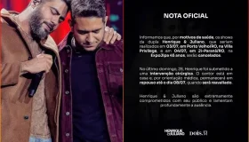 Henrique e Juliano cancelam shows em Porto Velho e Ji-Paraná
