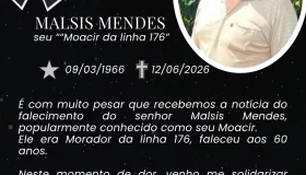 Nota de Pesar- Vereadora Janete Lins lamenta o falecimento do senhor MALSIS...