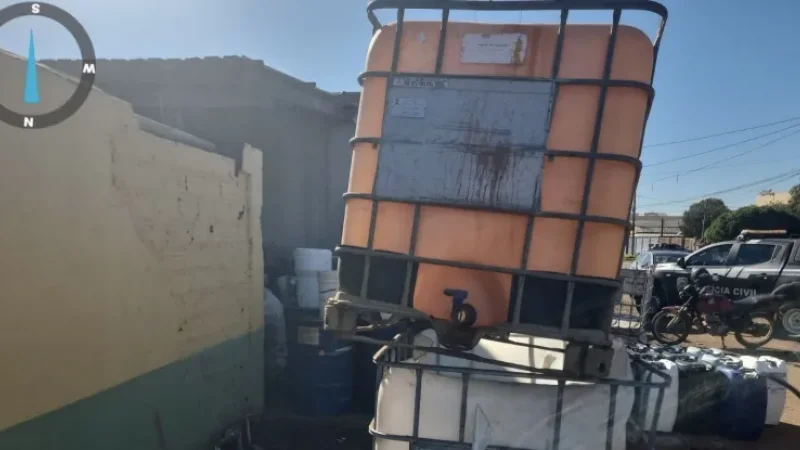 Foto 2 da matéria: Operação em empresa de sucatas de Rolim de Moura aplica mais de R$ 80 mil em multas