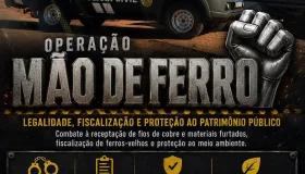 Operação Mão de Ferro apreende cobre suspeito de ter sido furtado do...