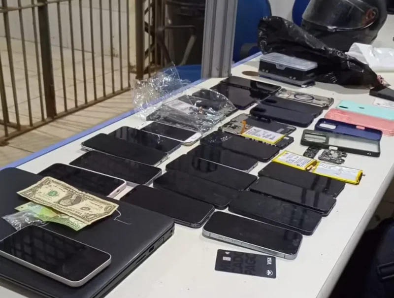 Polícia prende homem que desbloqueava e desmontava celulares roubados para revenda em Rondônia