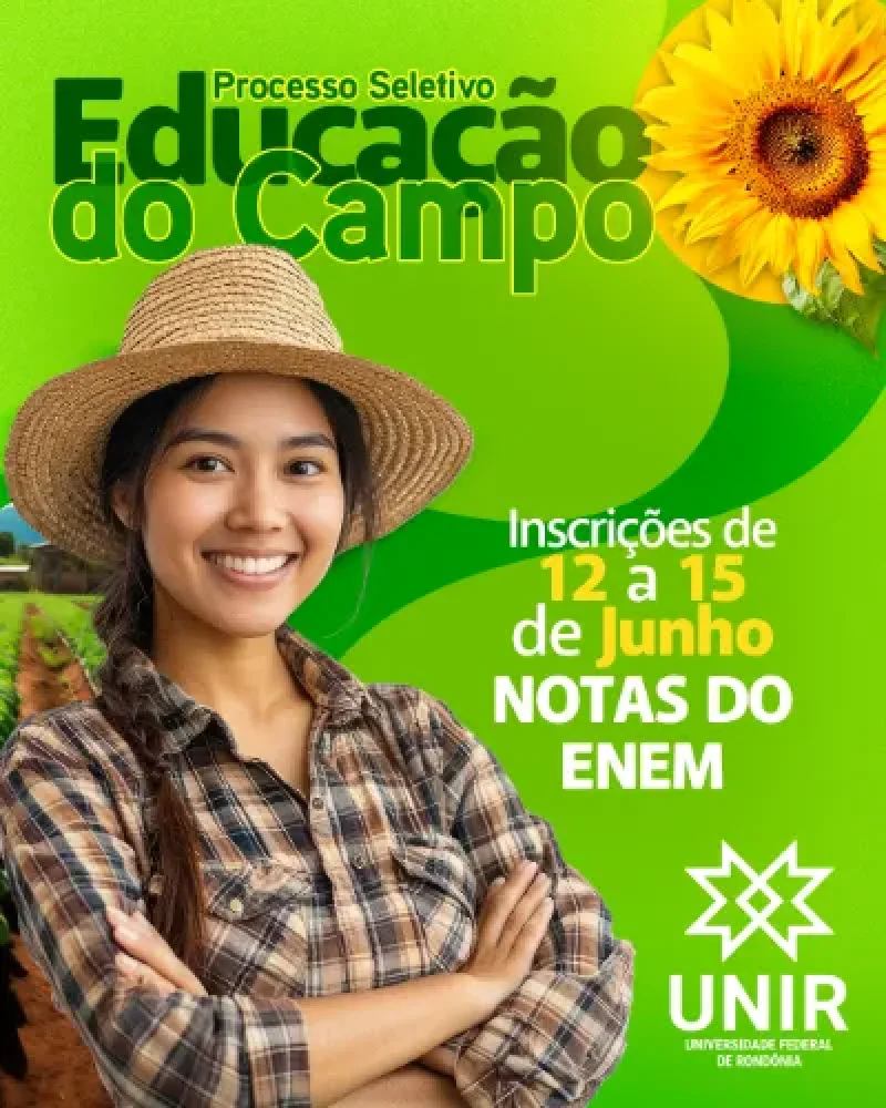 Rolim: UNIR abre seleção para curso gratuito de licenciatura
