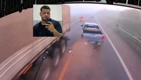 Vídeo: tentativa de ultrapassagem termina com morte de empresário na BR-364