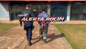 Acusado de estupro no Amazonas é preso pela Polícia Militar, em Rolim de Moura