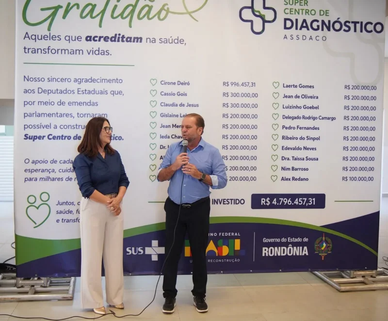 O deputado assegura recursos para o Hospital São Daniel Comboni, desde o início de seu primeiro mandato como deputado