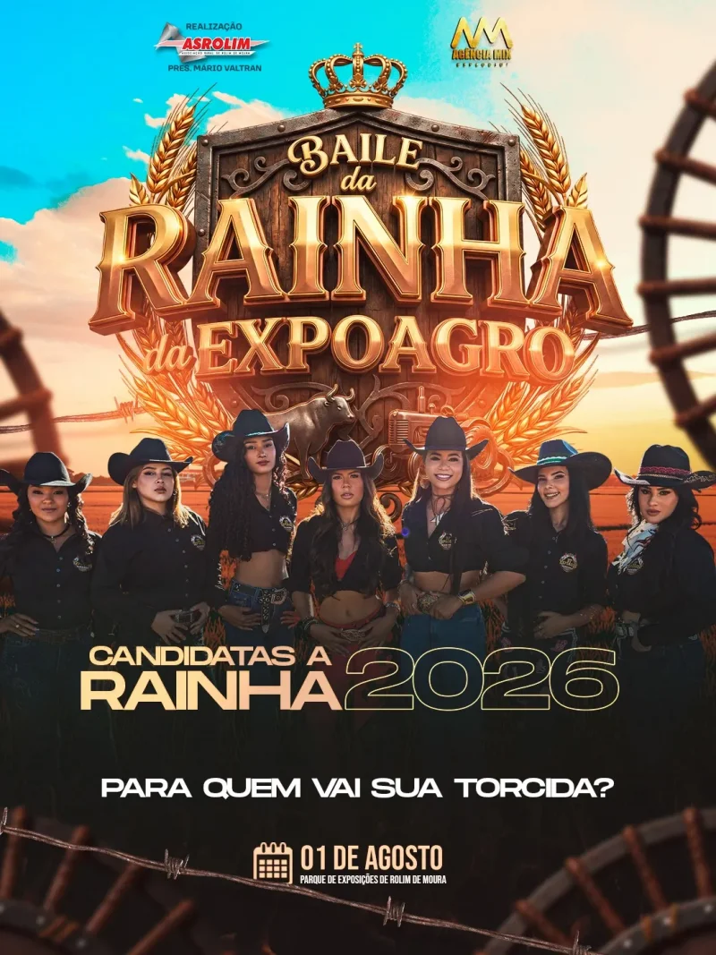 Conheça as candidatas a Rainha da 37ª Expoagro de Rolim de Moura
