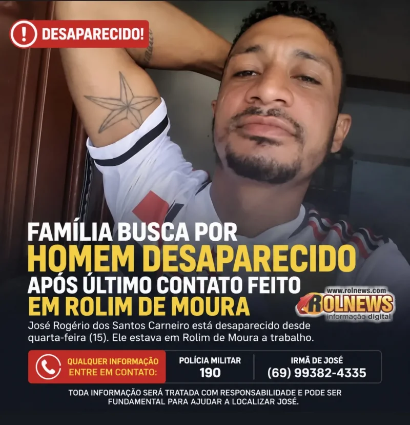 Imagem cedida pela família