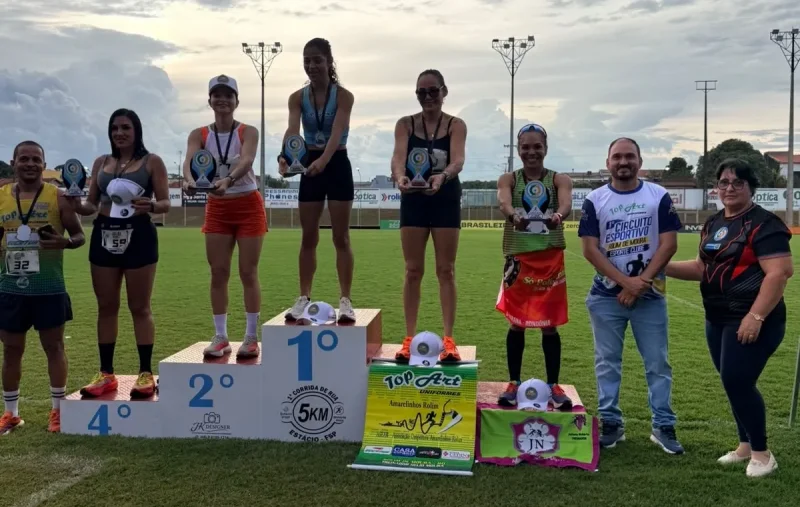 Janete Lins prestigia o 1º Circuito Esportivo de Rolim de Moura e incentiva a participação feminina no esporte