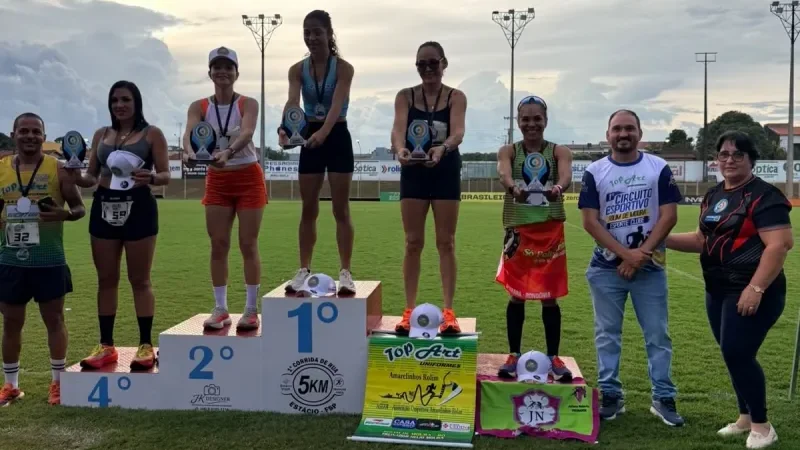 Foto 5 da matéria: Janete Lins prestigia o 1º Circuito Esportivo de Rolim de Moura e incentiva a participação feminina no esporte
