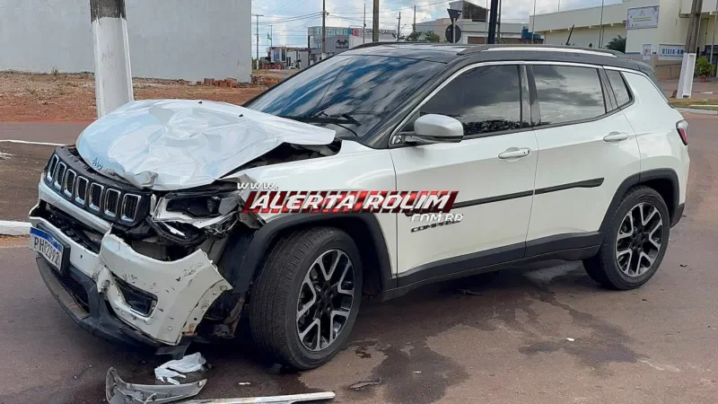 Foto 4 da matéria: Jovem de 18 anos é arremessado e sofre traumatismo craniano em acidente entre moto e carro em Rolim de Moura