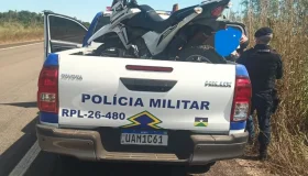 Moto furtada em Migrantinópolis é recuperada pela PM em São Domingos do...