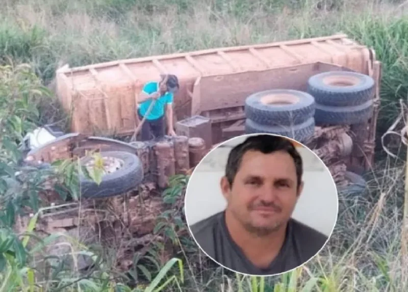 Motorista da Semagri morre após caminhão cair em ribanceira nas proximidades de Vilhena