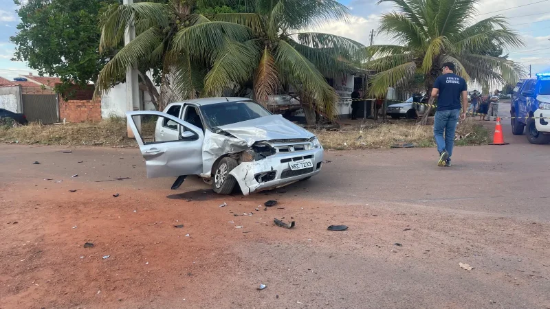 Motorista provoca grave acidente e deixa casal e criança feridos, em Rolim de Moura