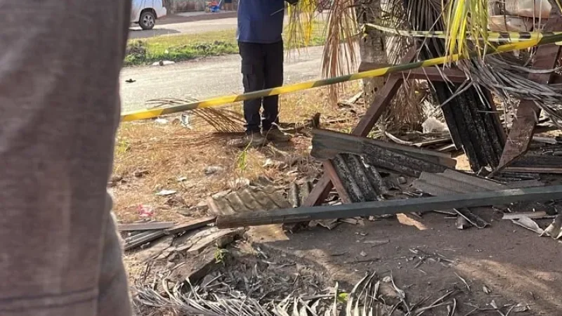 Foto 2 da matéria: Motorista provoca grave acidente e deixa casal e criança feridos, em Rolim de Moura