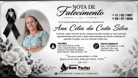 Nota de pesar pelo falecimento de Ana Célia da Costa Silva