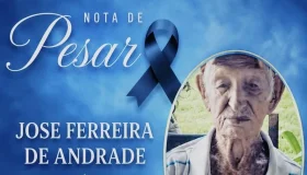 Nota de Pesar pelo falecimento do senhor José Ferreira de Andrade