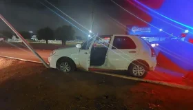 PM recupera carro roubado após perseguição entre Cerejeiras e Vilhena